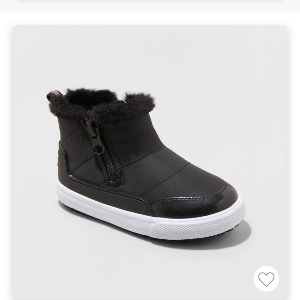 Bnwt Cat & Jack Double Zipper Slip-on Boots